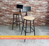  Ghế Bar Lưng Sắt 