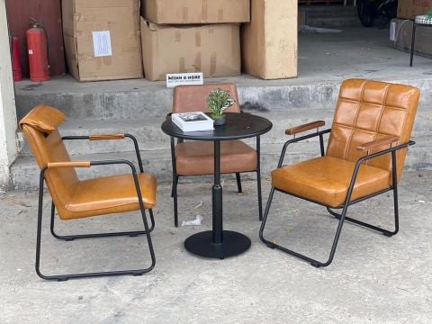  Bàn Cafe Sắt Đế Tròn S60 