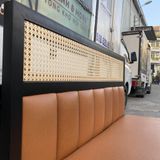  Sofa Ốp Tường Khung Sắt Lưng Mây 