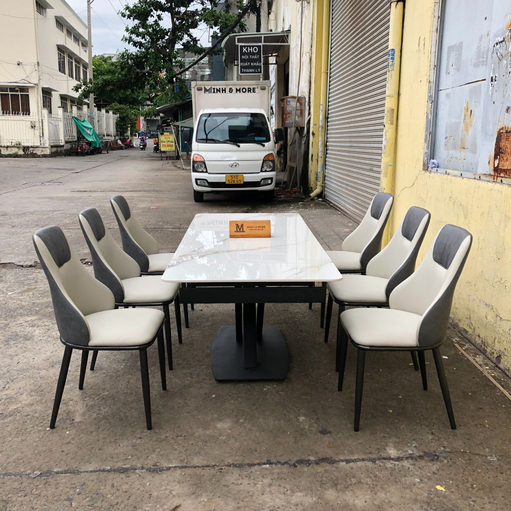  Bàn Ceramic 1m4/2m3 Chân ACE Sắt 