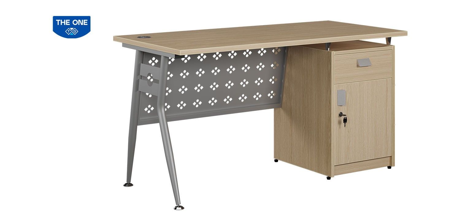 Bàn làm việc chân sắt Hòa Phát HR140HLC1Y1