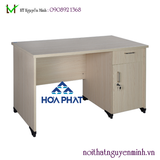 Bàn làm việc gỗ công nghiệp Hòa Phát AT120HL3C