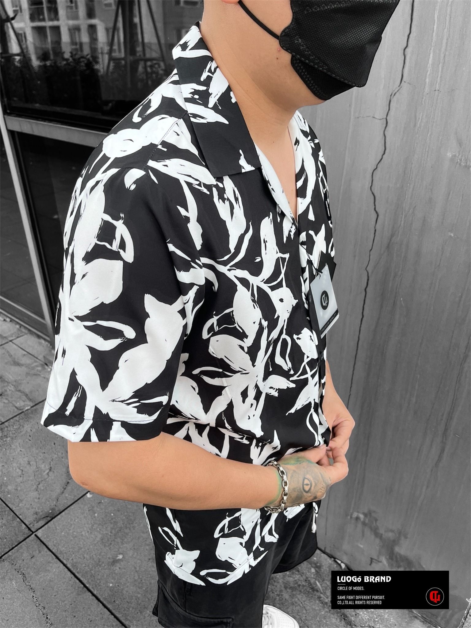  [ Black Lily ] - Cuban Shirt - SM2024/ALL2024 