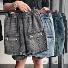 shorts Jean KAF túi hộp