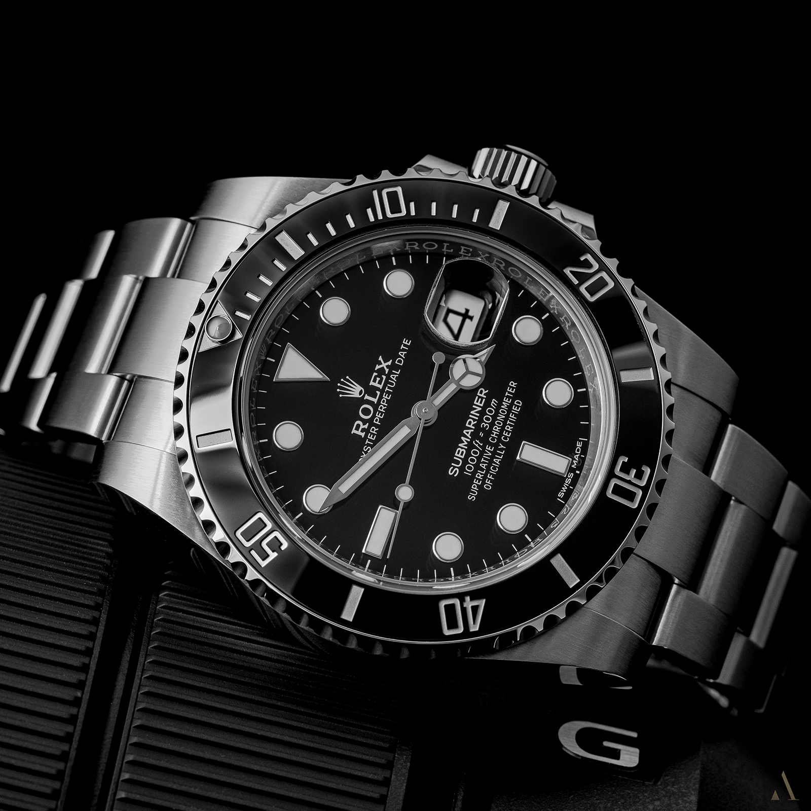 all black submariner