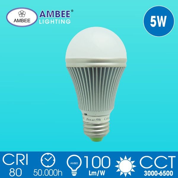 Đèn Led Bulb Nhôm Dày 5w