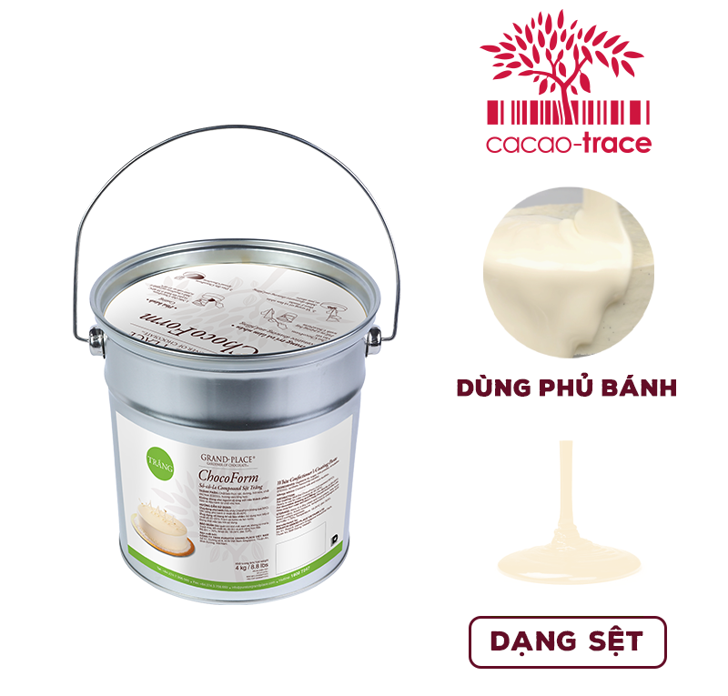 Sô-cô-la Grand-Place Sệt Trắng Chocoform GPW-082 4kg 4116223