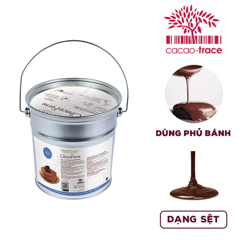 Sô-cô-la Grand-Place Sệt Sữa Chocoform GPM-081 4kg 4116197