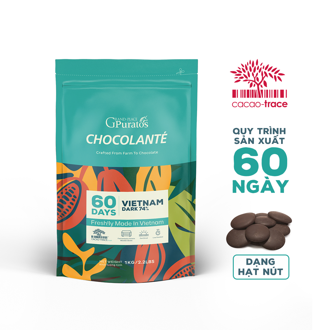 Sô cô la nguyên chất CT Chocolante 60-Days VN Dark 74%_1kg_4016898