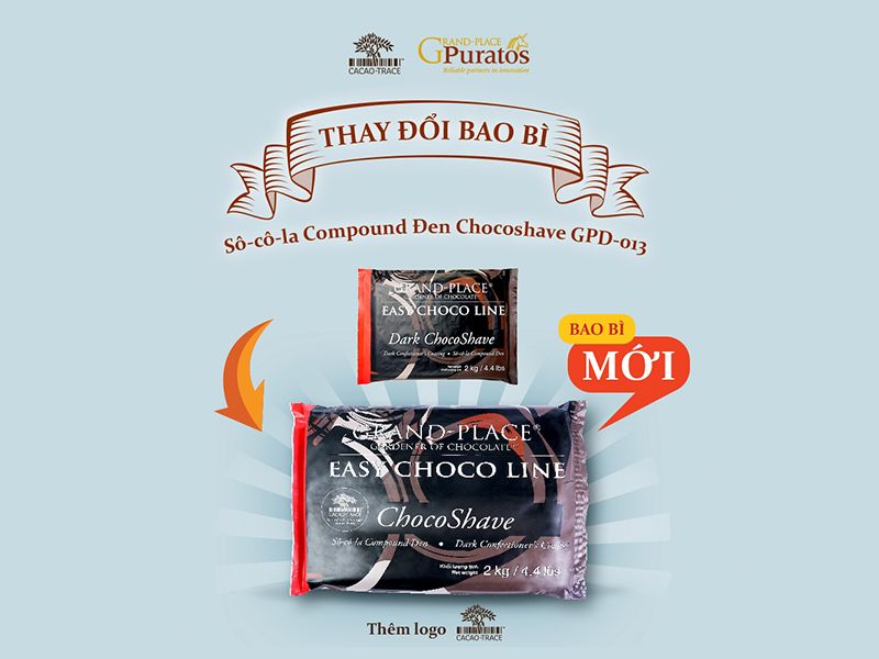 Sô cô la Compound ChocoShave Đen - GPD-013.2KG