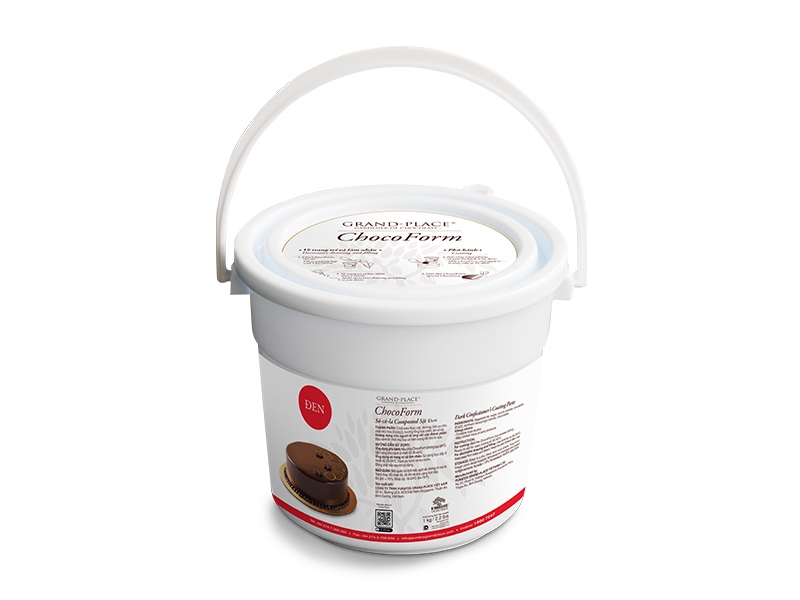 Sô-cô-la Compound Chocoform Đen 1kg - GPD-080.1KG