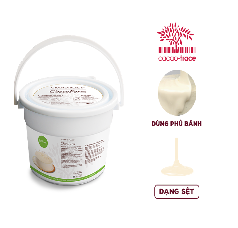 Sô-cô-la Grand-Place Sệt Trắng Chocoform GPW-082 1kg 4016213