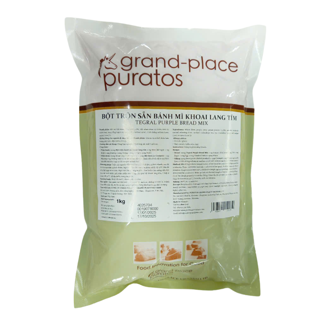 Bột Trộn Bánh Mì Khoai Lang Tím 10x1kg - 4025704