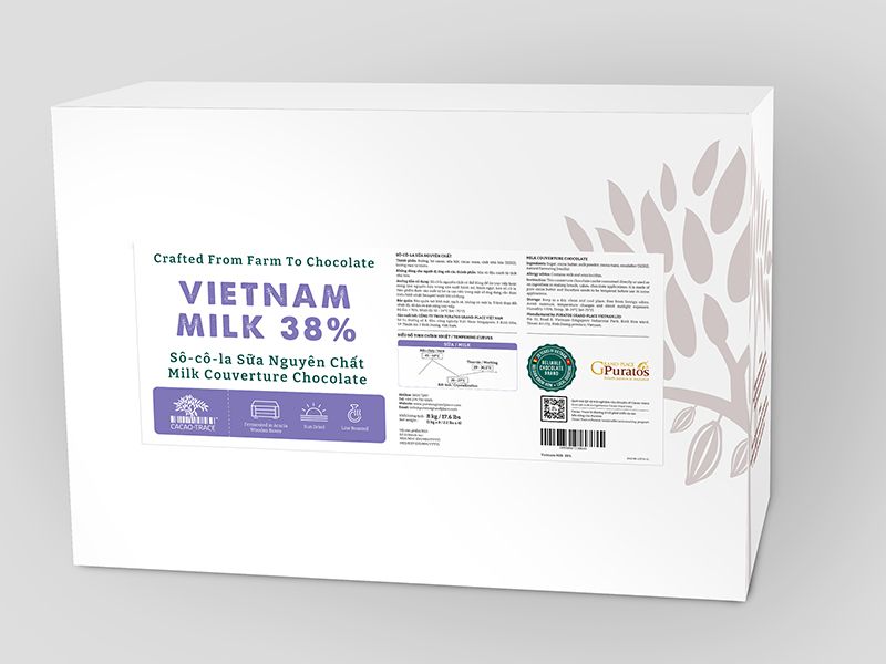 Sô cô la nguyên chất Sữa 38% - GPM-38B.1KG