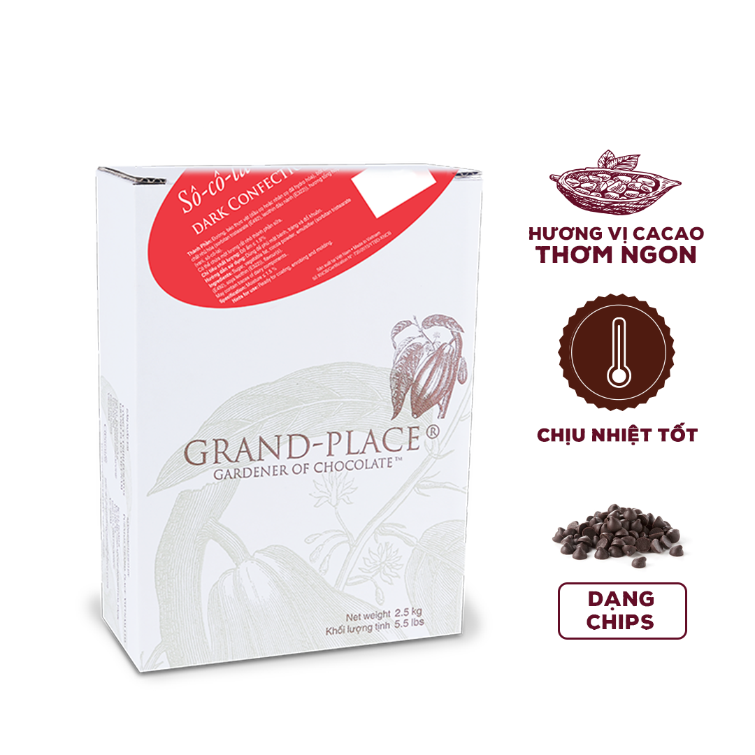 Sô-cô-la Grand-Place Chips Đen  GPD-07C 2.5kg 4116152