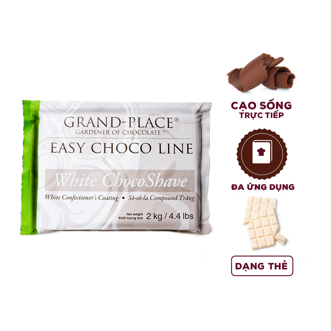 Sô-cô-la Grand-Place Thẻ Trắng Chocoshave GPW-007 2kg 4116202