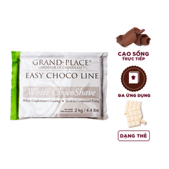 Sô-cô-la Grand-Place Thẻ Trắng Chocoshave GPW-007 2kg 4116202