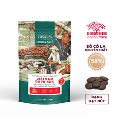 Sô-cô-la Chocolante Hạt nút Đen 58% GPD-58B 1kg 4009129