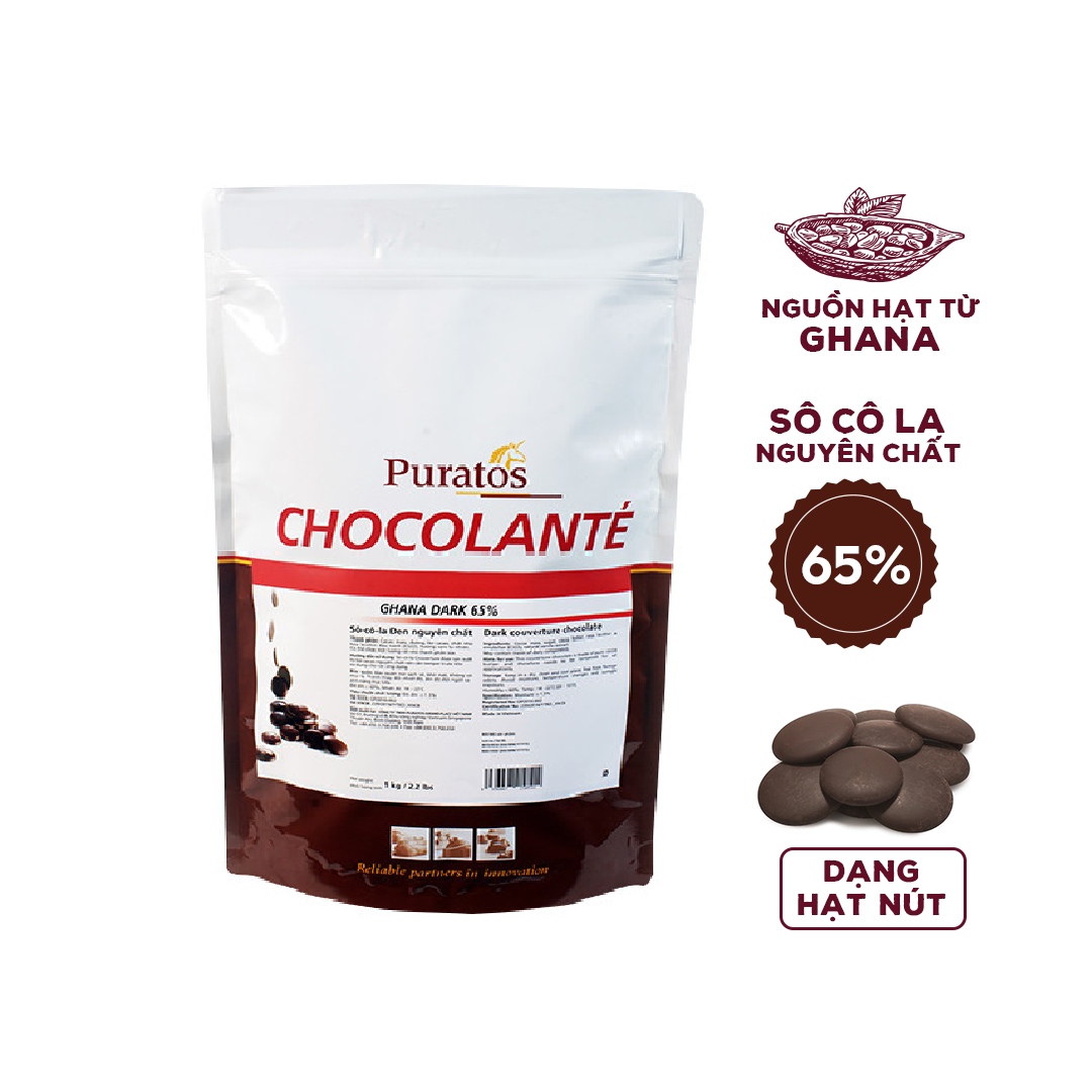 Sô cô la nguyên chất Đen 65% - GPD-38B.1KG