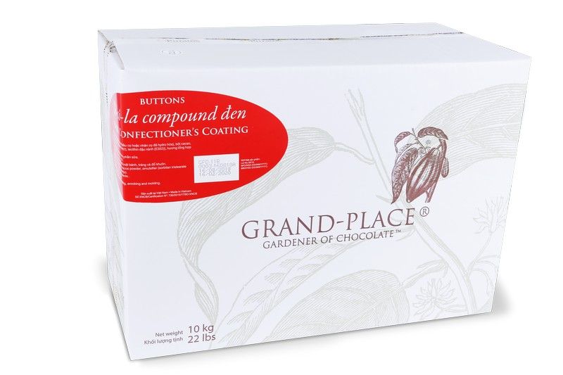 Sô-cô-la Grand-Place Hạt nút Đen  GPD-11B.2 2.5kg 4116133