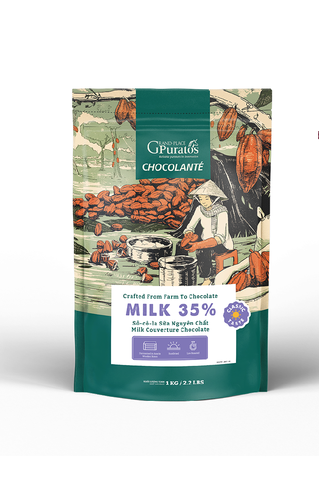 Sô-cô-la Chocolante Hạt nút Sữa 35% GPM-35B 1kg 4021119