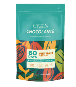 Sô-cô-la Chocolante Hạt nút Sữa 60Days 57% GPM-43B-60DL 1kg 4023011