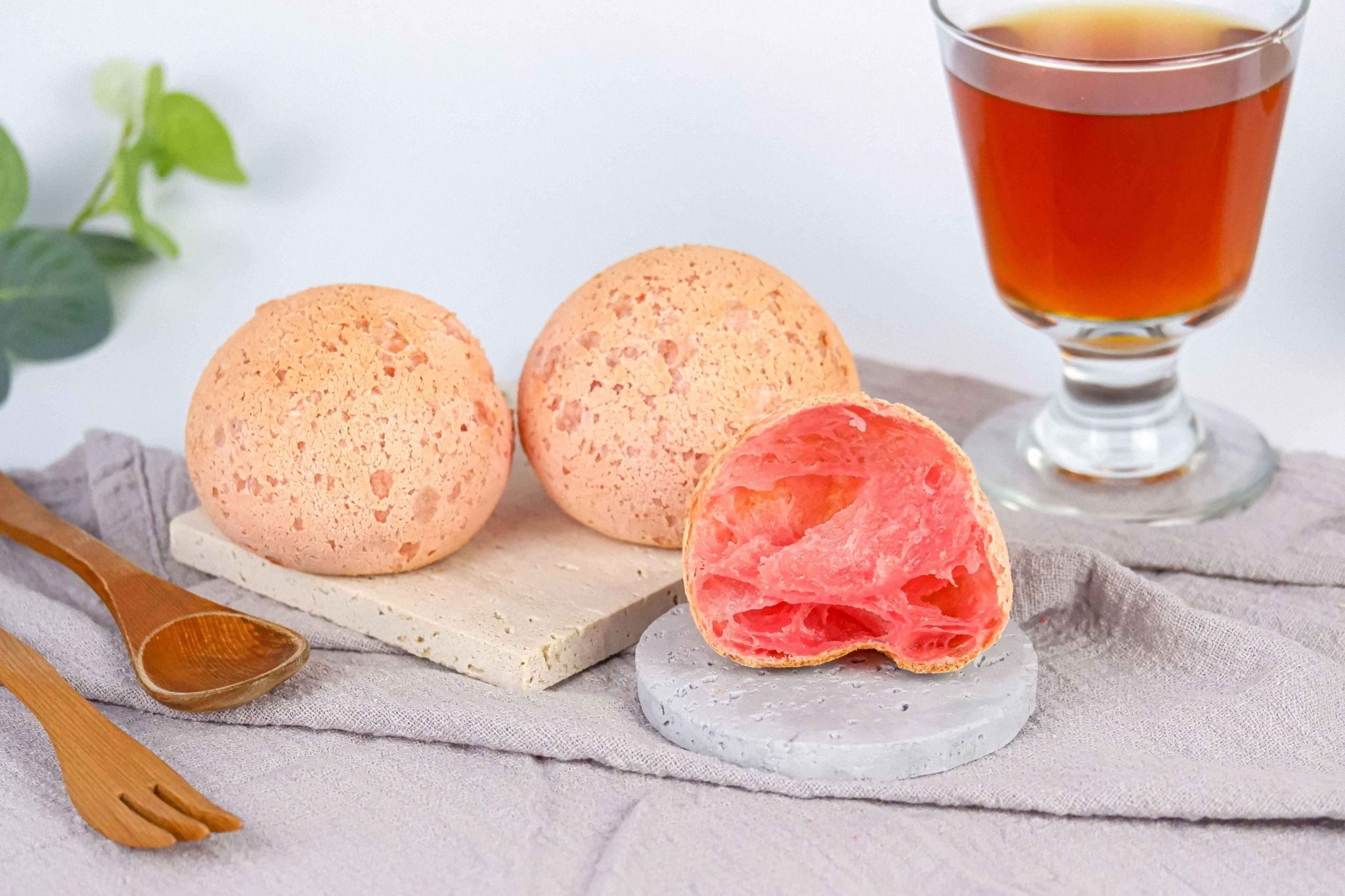 Bột trộn sẵn bánh mì Mochi hương trà ổi hồng  1kg - 4025731