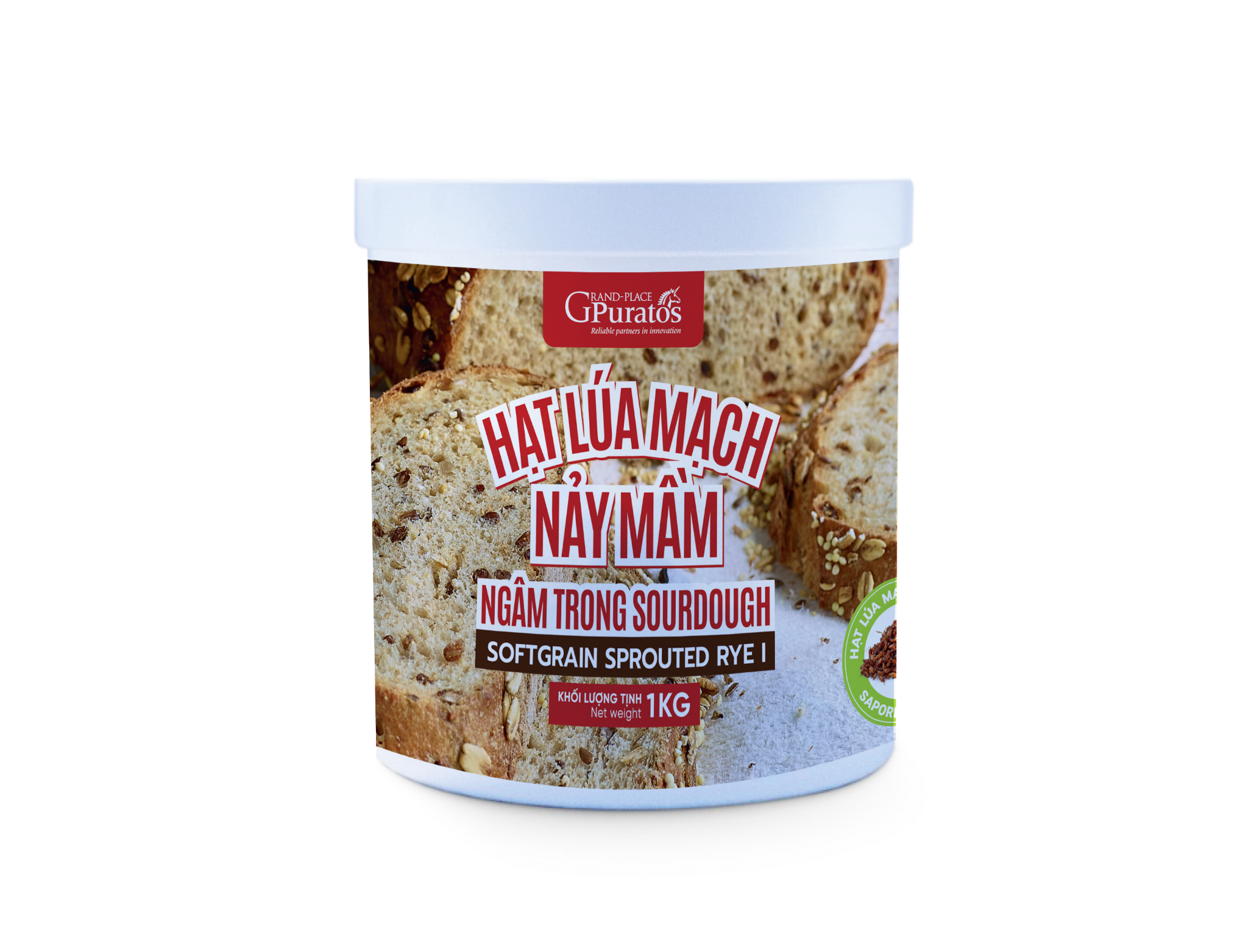 Hạt lúa mạch nảy mầm ngâm sourdough - 4018298