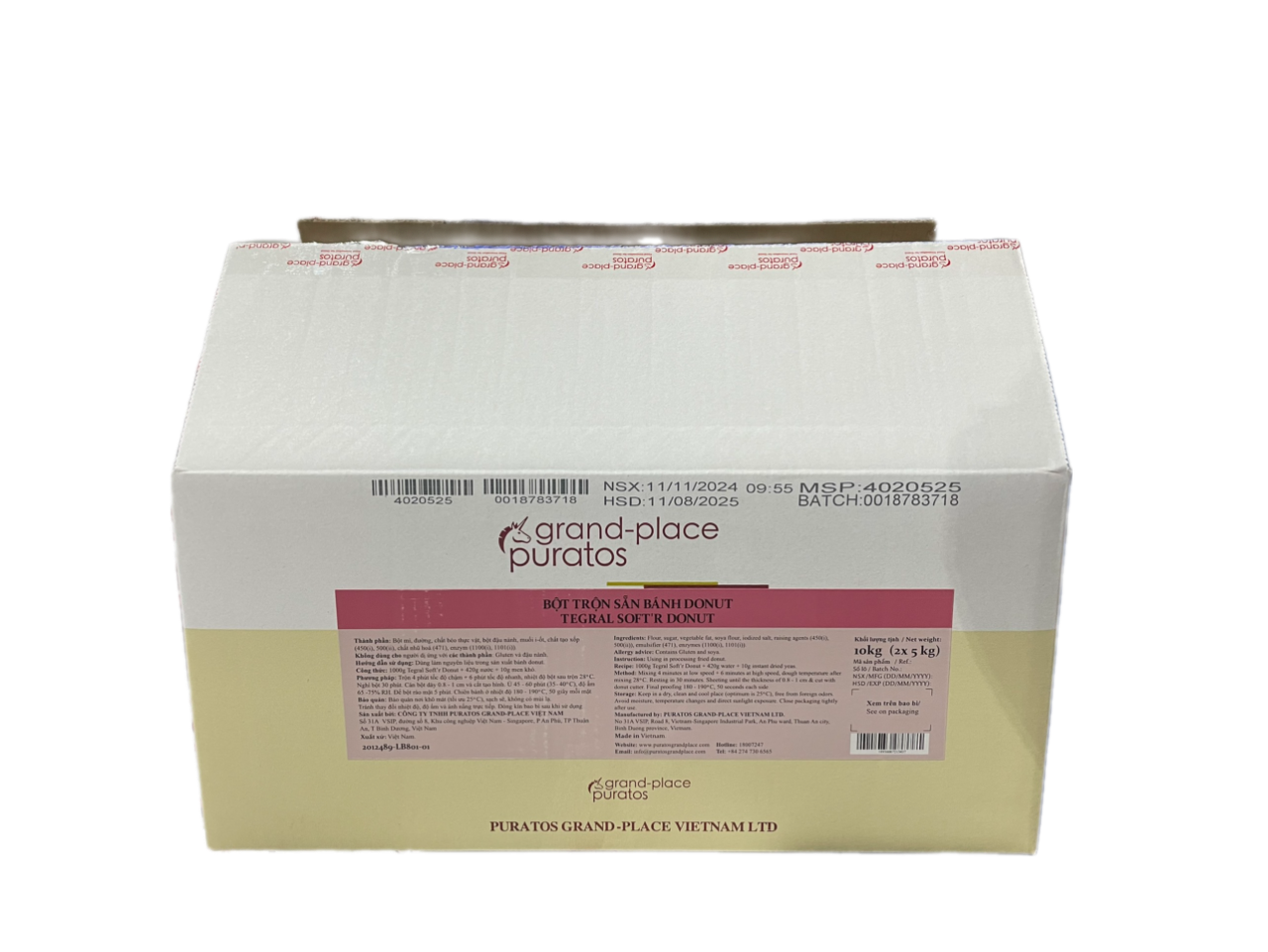 Bột trộn bánh Donut  5kg - 4020525