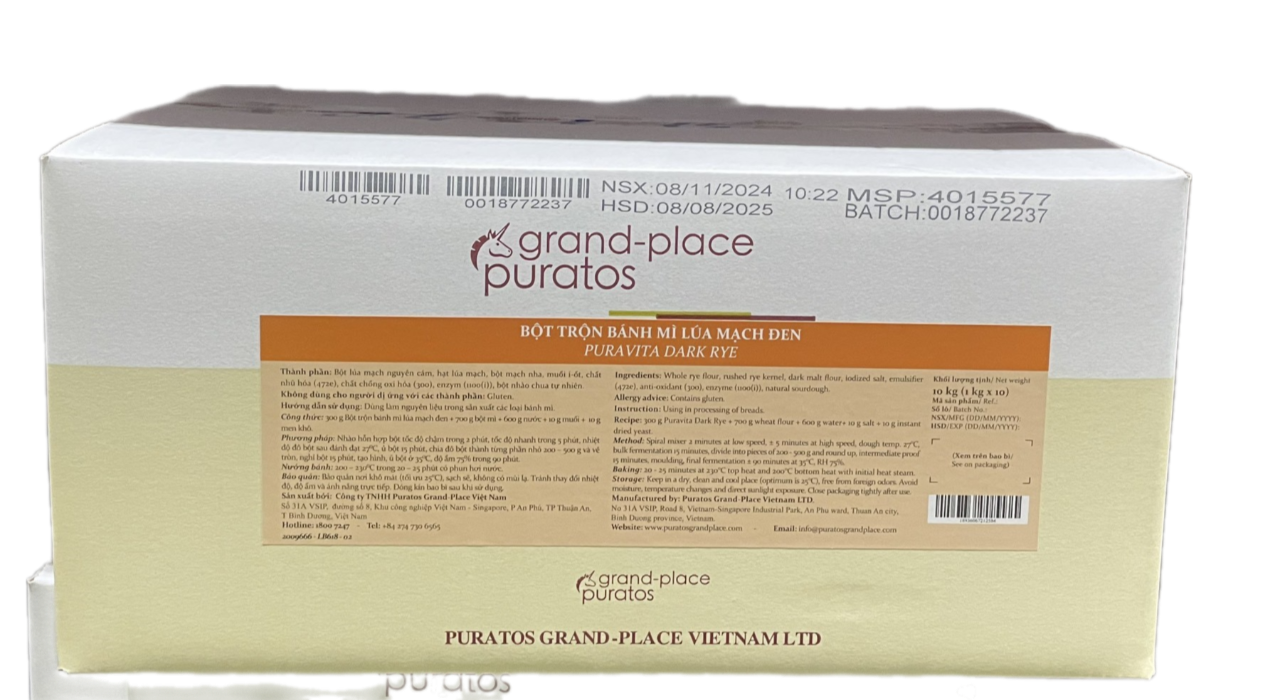 Bột trộn bánh mì lúa mạch đen  1kg - 4015577