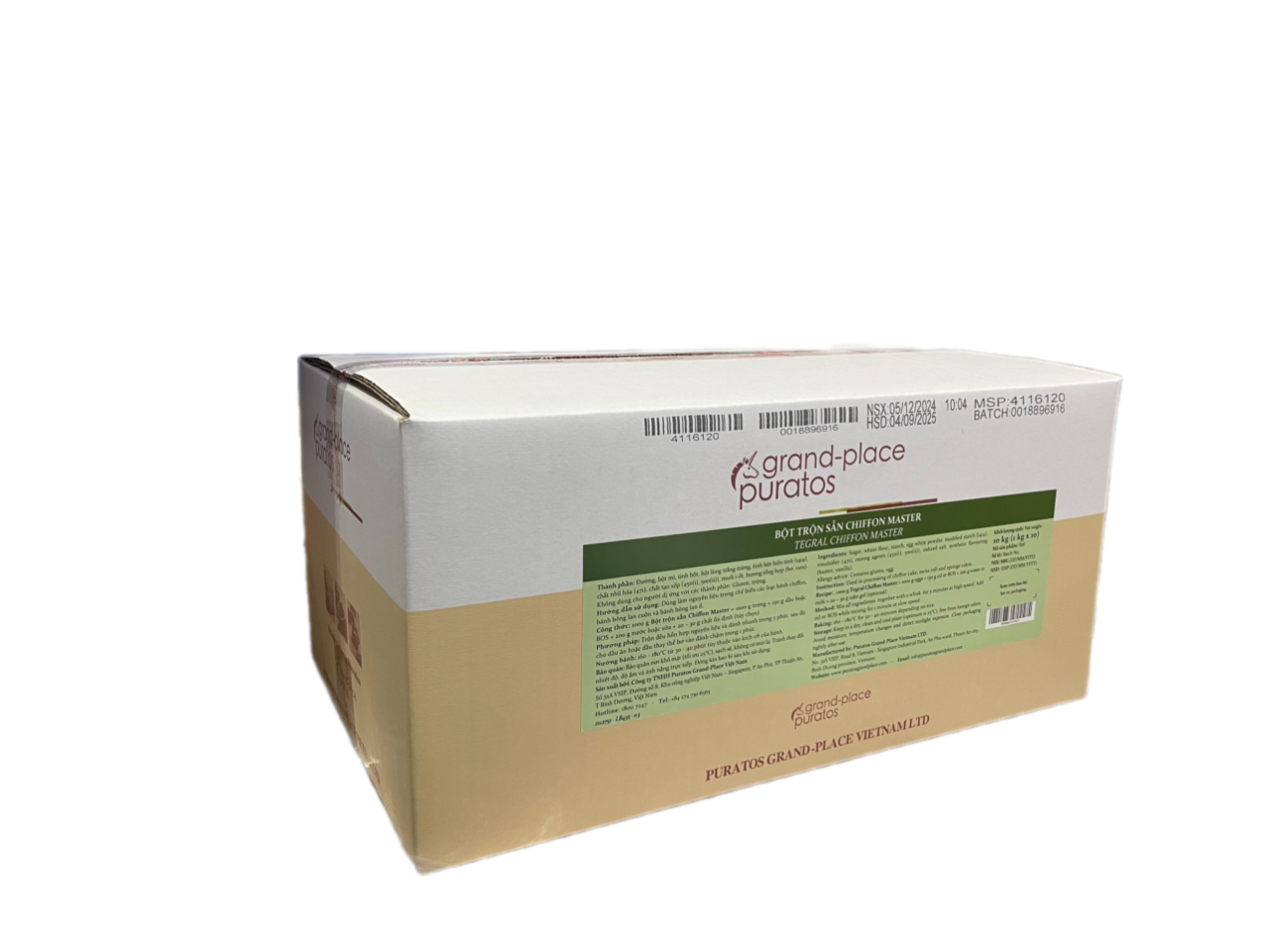 Bột Trộn Sẵn Bánh Chiffon Master  1kg - 4116120