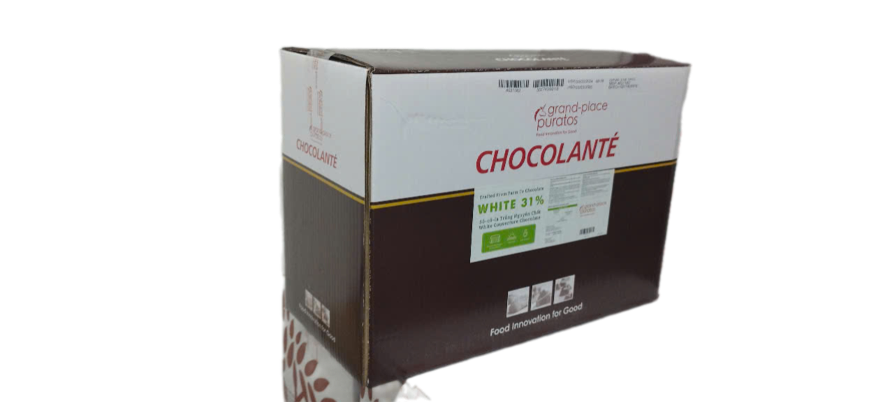 Sô-cô-la Chocolante Hạt nút Trắng 31% GPW-31B 1kg 4021182