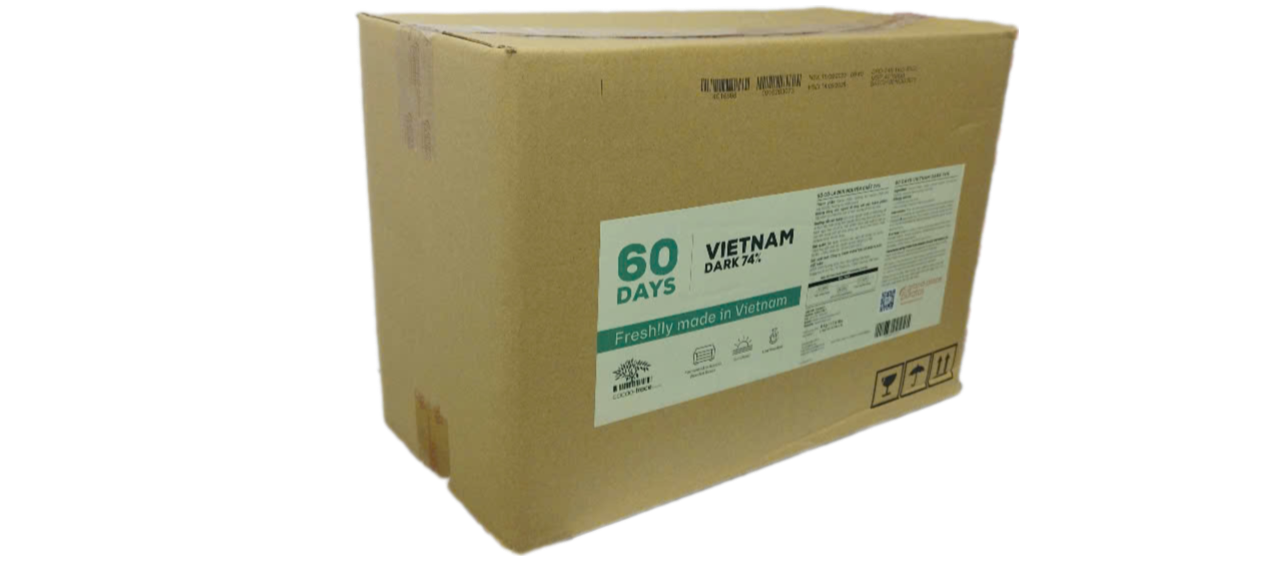Sô-cô-la Chocolante Hạt nút Đen 60DAYS 74% GPD-74B-60DL 1kg 4016898