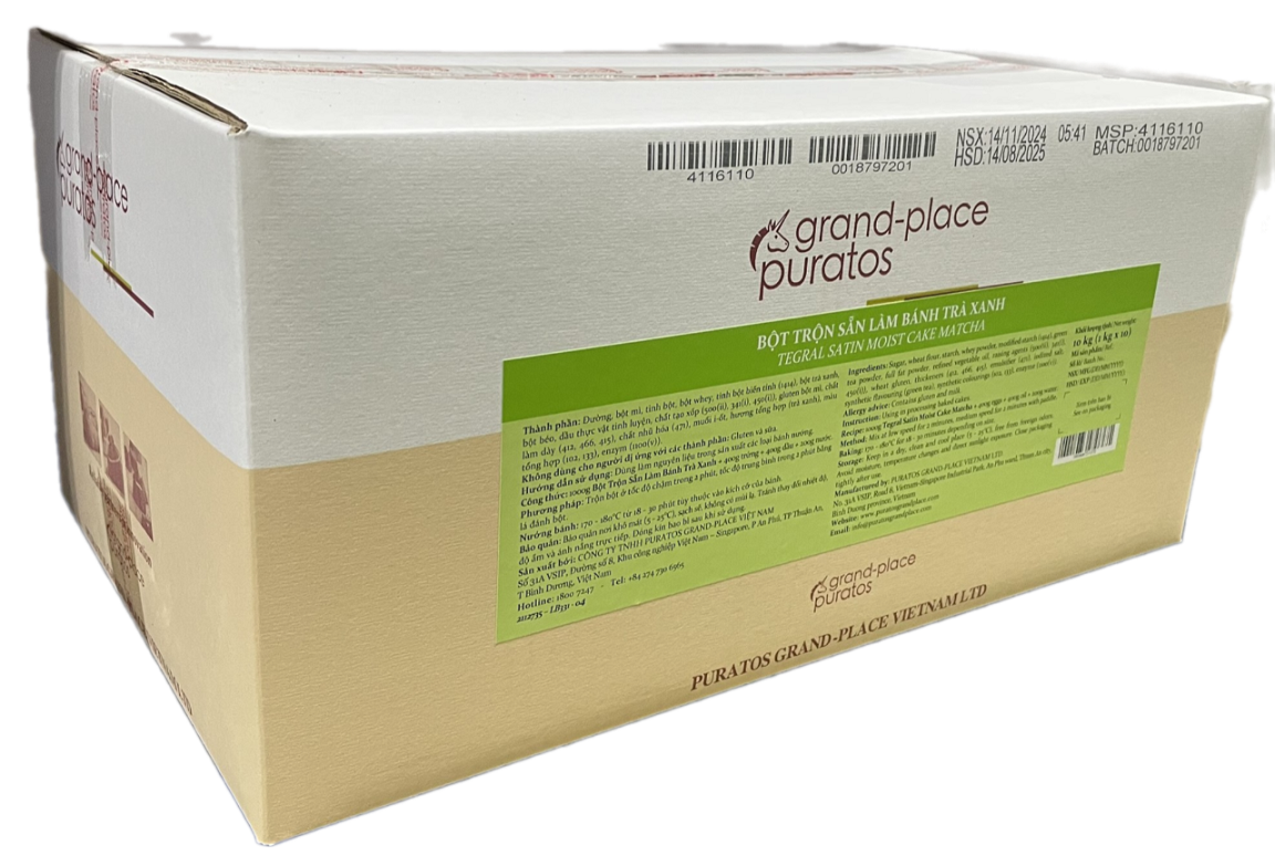 Bột trộn sẵn bánh Moist trà xanh 1kg - 4116110