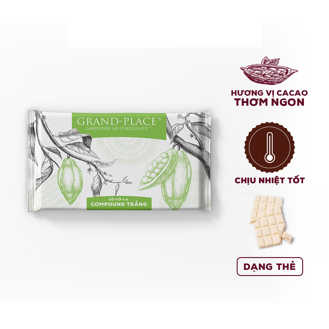 Sô-cô-la Grand-Place Thẻ Cực Trắng GPW-023 1kg 4116211