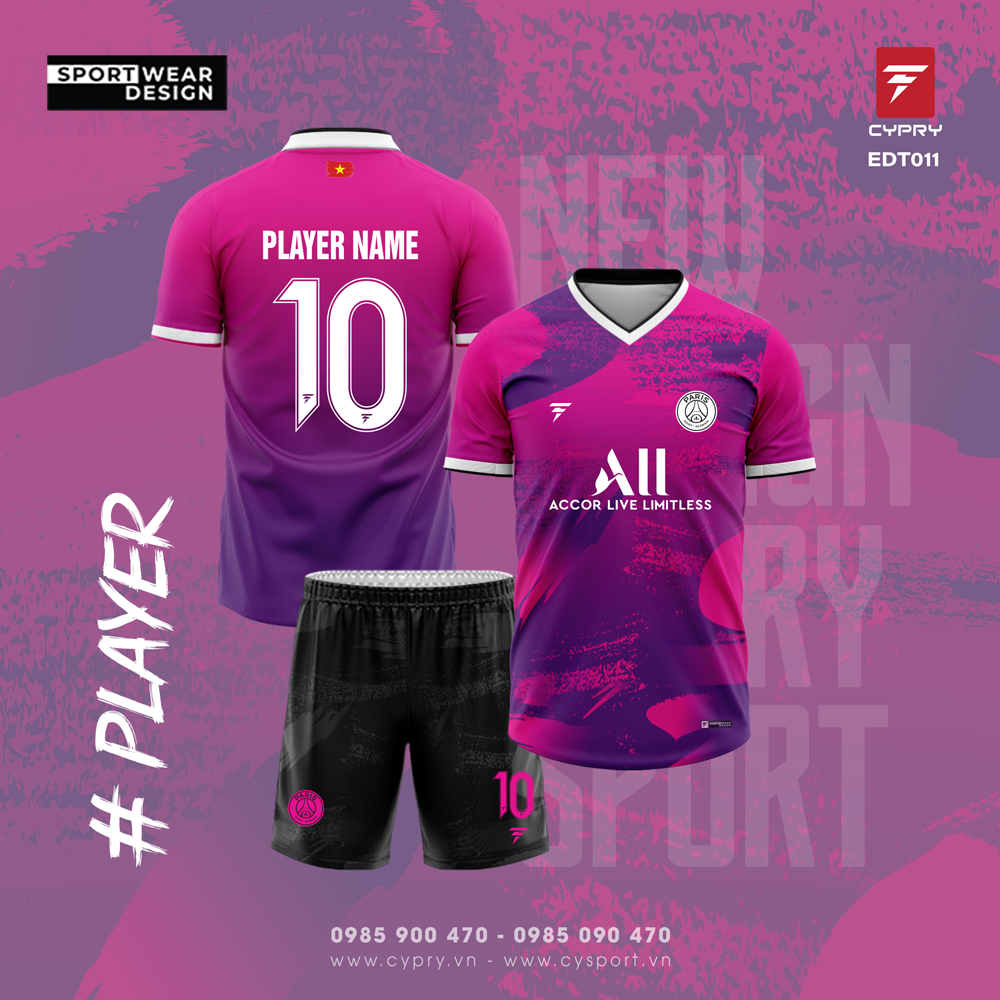 ÁO ĐÁ BANH THIẾT KẾ EDT011