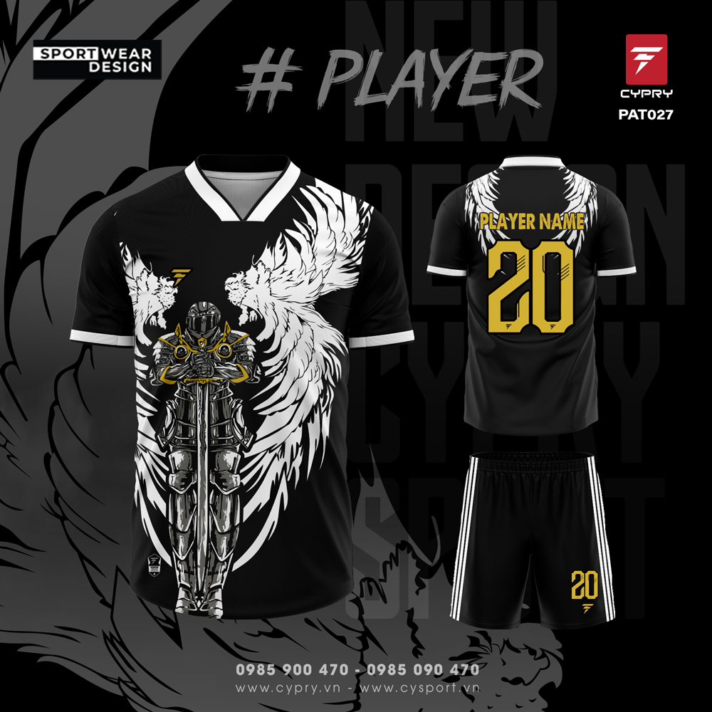 ÁO ĐÁ BANH THIẾT KẾ PAT027