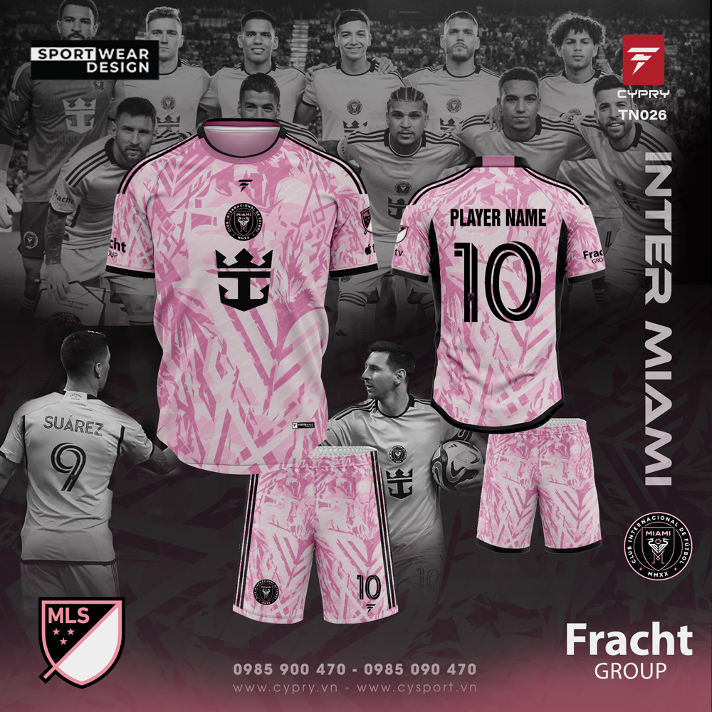 ÁO ĐÁ BANH MIAMI TN026