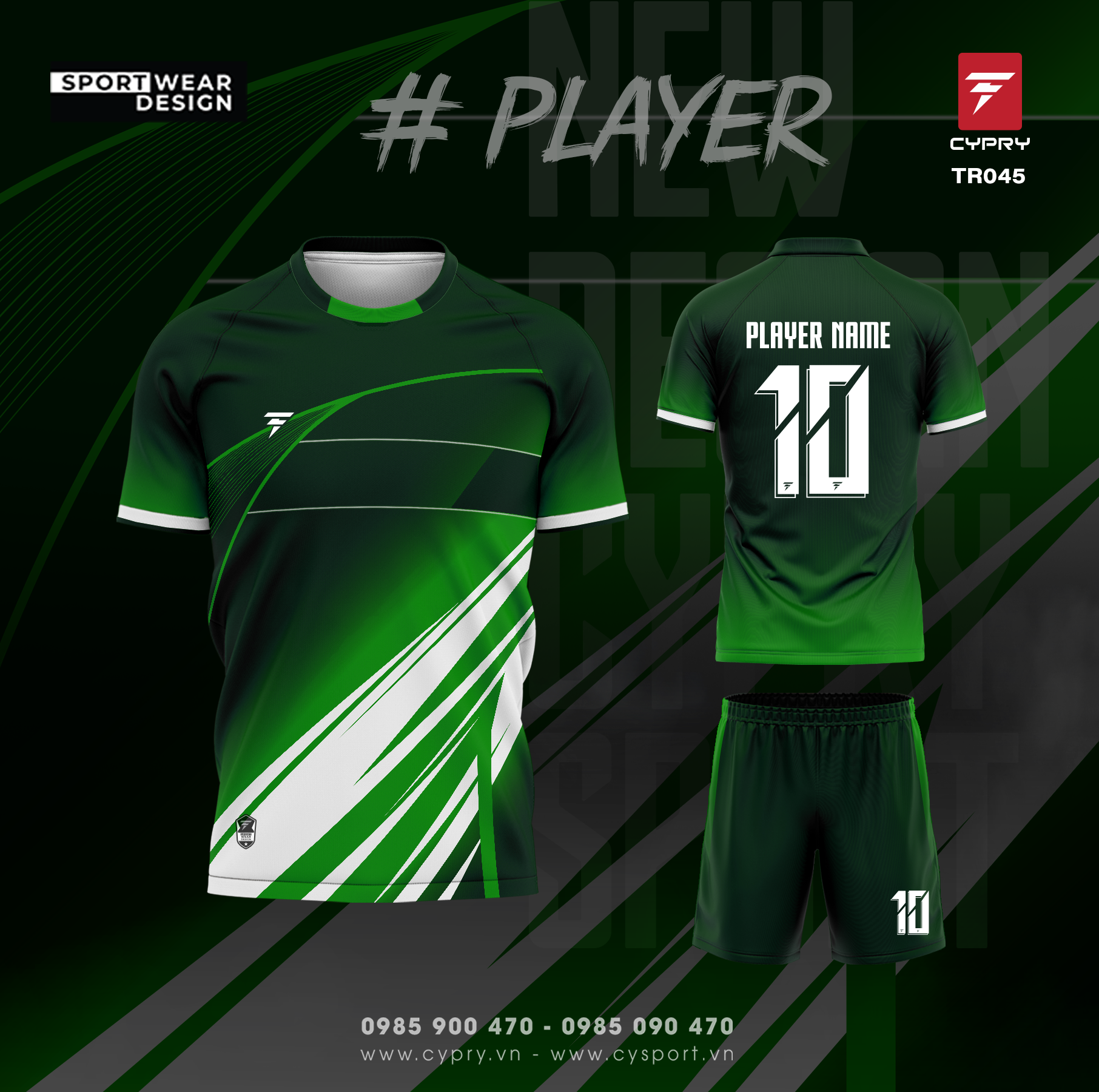 ÁO ĐÁ BANH THIẾT KẾ TR045