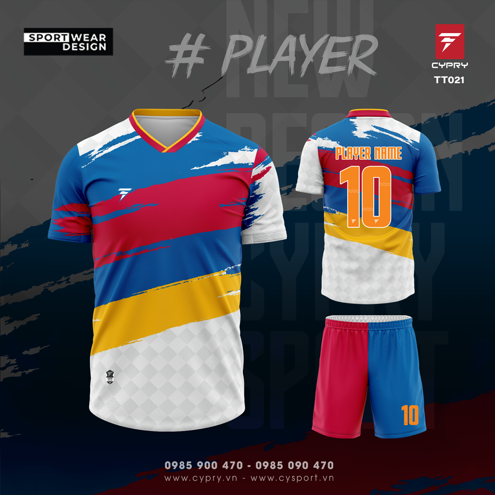 ÁO ĐÁ BANH THIẾT KẾ TT021