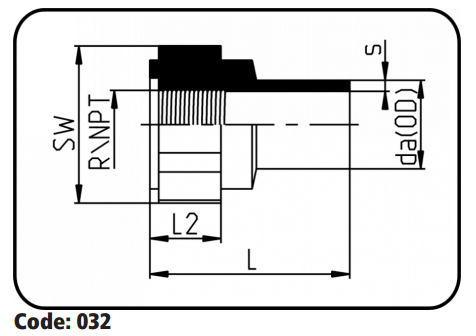 Nối ren trong nhựa PP - hàn đối đầu 11.032