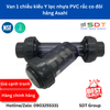 Van 1 chiều kiểu Y lọc nhựa PVC rắc co đôi hãng Asahi