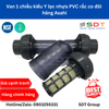 Van 1 chiều kiểu Y lọc nhựa PVC rắc co đôi hãng Asahi