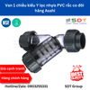 Van 1 chiều kiểu Y lọc nhựa PVC rắc co đôi hãng Asahi
