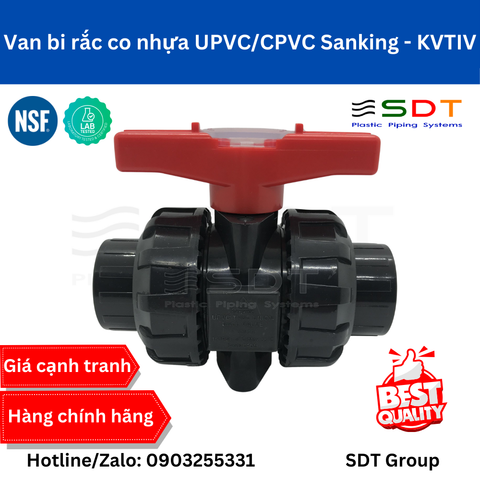 Van bi rắc co nhựa Sanking - KVT