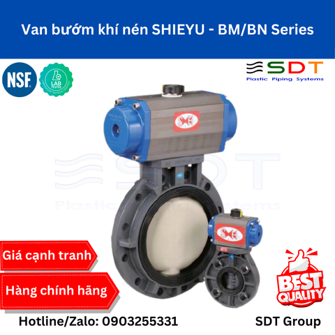 Van bướm khí nén SHIEYU - BM/BN Series