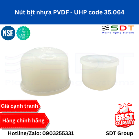 Nút bịt nhựa PVDF - UHP code 35.064
