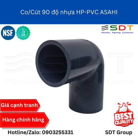 Co/Cút 90 độ nhựa HP-PVC hãng ASAHI