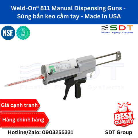 Weld-On® 811 Manual Dispensing Guns - Súng bắn keo cầm tay - Made in USA