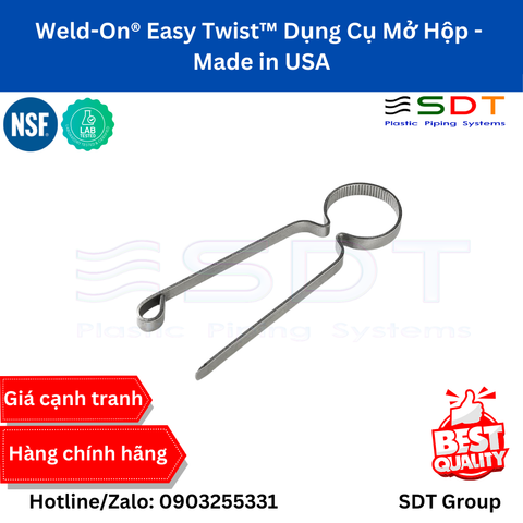 Weld-On® Easy Twist™ Dụng Cụ Mở Hộp - Made in USA